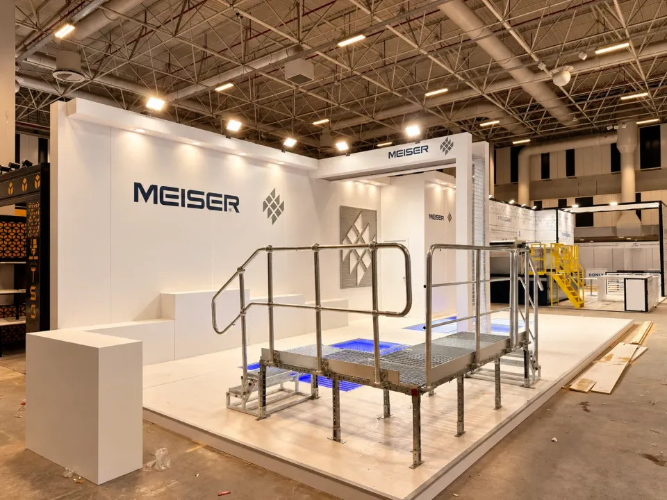 Meiser — fuar standı görünümü 2