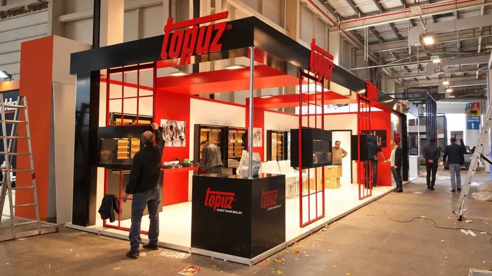 Topuz — fuar standı görünümü 2