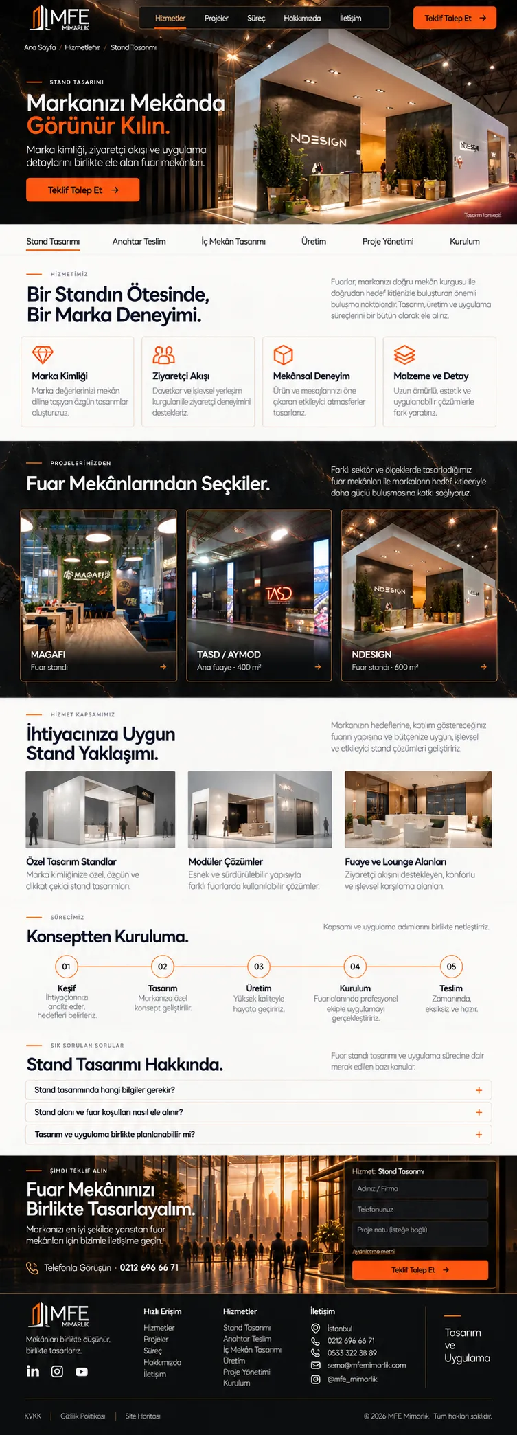 Fuaye ve Lounge Alanları için mimari konsept görseli